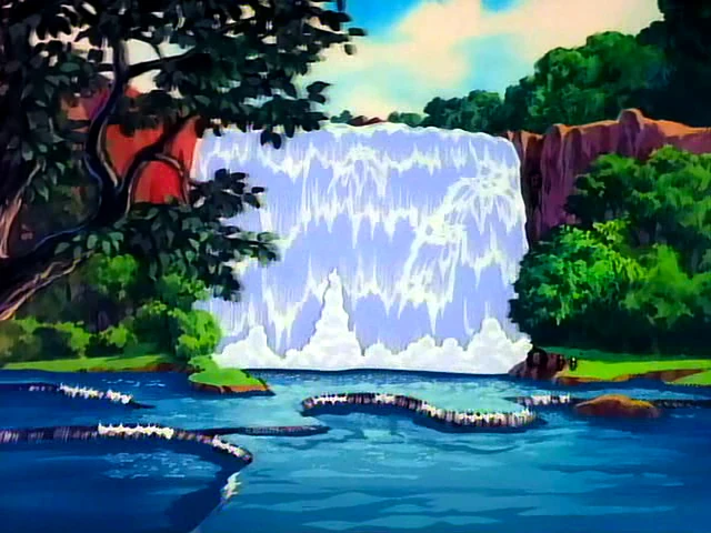 Водопад Густо