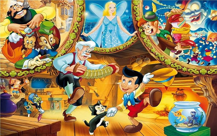 Список персонажей «Пиноккио»